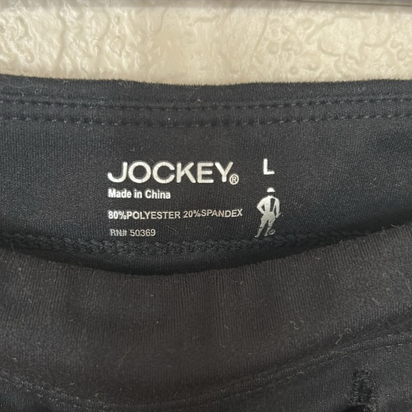 Women’s Jockey black joggers size large. - Picture 3 of 7